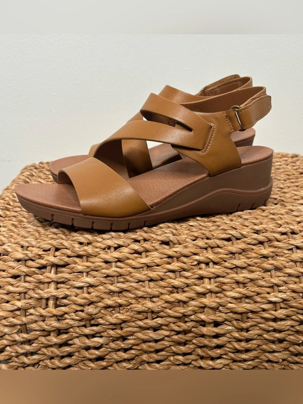 Baretraps Caley Wedge Sandal Size 9 Minimalist Neutral